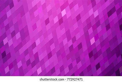 Light Pink vector polygonal illustration consisting of rectangles. Rectangular design for your business. Creative geometric background in origami style with gradient.