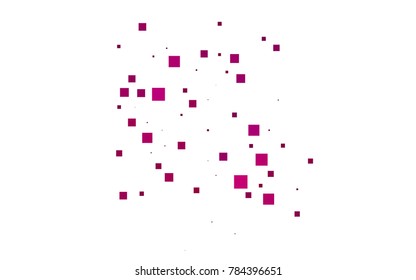 Light Pink vector polygonal illustration, which consist of rectangles. Rectangular pattern for your business design. Geometric background in Origami style with gradient. 