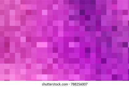 Light Pink vector polygonal illustration, which consist of rectangles. Rectangular pattern for your business design. Geometric background in Origami style with gradient. 