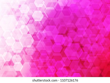 Light Pink vector polygonal pattern. Colorful illustration in abstract style with gradient. The elegant pattern can be used as part of a brand book.