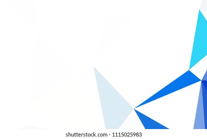 Light Pink vector polygonal pattern. Colorful illustration in abstract style with triangles. Pattern for a brand book's backdrop.