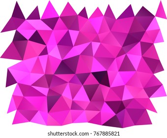 Light Pink vector polygonal pattern. Modern geometrical abstract illustration with gradient. A new texture for your design.