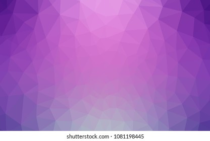 Light Pink vector polygonal template. Polygonal abstract illustration with gradient. Brand new design for your business.