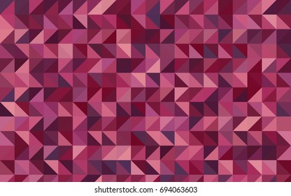 Light Pink vector polygonal template. A vague abstract illustration with gradient. The elegant pattern can be used as part of a brand book.