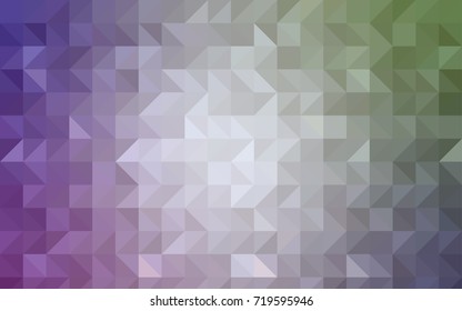 Light Pink vector polygonal template. Creative illustration in halftone style with gradient. The polygonal design can be used for your web site.