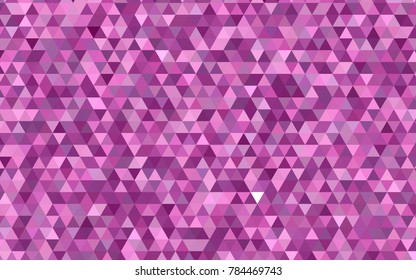 Light Pink vector polygonal template. Creative illustration in halftone style with gradient. The template can be used as a background for cell phones.