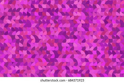 Light Pink vector red banner with set of circles, dots. Donuts Background. Creative Design Template. Technological halftone illustration.