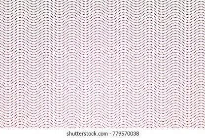 Light Pink vector red banner with set of circles, dots. Donuts Background. Creative Design Template. Technological halftone illustration.