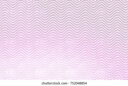 Light Pink vector red pattern of geometric circles, shapes. Colorful mosaic banner. Geometric background with colored disks.