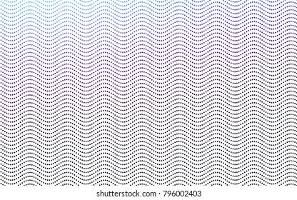 Light Pink vector red pattern of geometric circles, shapes. Colorful mosaic banner. Geometric background with colored disks.