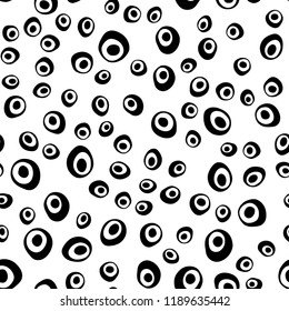 Light Pink vector seamless backdrop with dots, spots. Blurred decorative design in abstract style with bubbles. Template for business cards, websites.