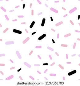 Light Pink vector seamless background with straight lines. Glitter abstract illustration with colored sticks. The pattern for ad, booklets, leaflets.