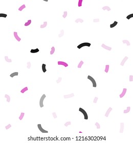 Light Pink vector seamless background with bubble shapes. Creative geometric illustration in marble style with gradient. The best blurred design for your business.