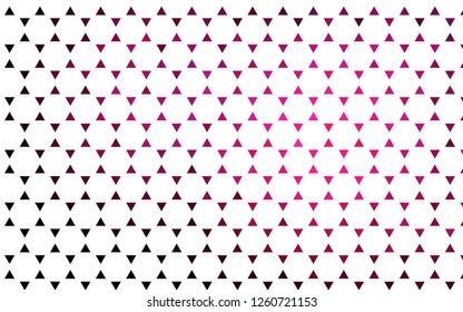 Light Pink vector seamless background with triangles. Illustration with set of colorful triangles. Trendy design for wallpaper, fabric makers.