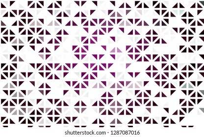 Light Pink vector seamless background with triangles. Illustration with set of colorful triangles. Trendy design for wallpaper, fabric makers.
