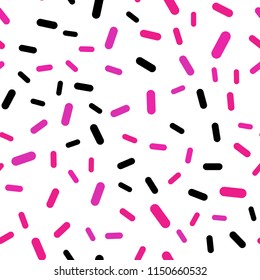 Light Pink vector seamless cover with stright stripes. Blurred decorative design in simple style with lines. Smart design for your business advert.