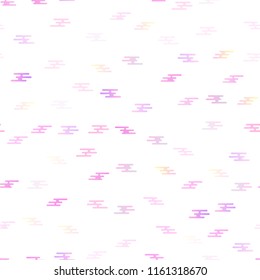 Light Pink vector seamless cover with long lines. Decorative shining illustration with lines on abstract template. The pattern can be used as ads, poster, banner for commercial.