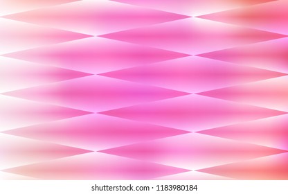 Light Pink vector seamless cover in polygonal style. Glitter abstract illustration with rectangular shapes. Design for textile, fabric, wallpapers.