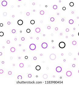 Light Pink vector seamless cover with spots. Modern abstract illustration with colorful water drops. Beautiful design for your business advert.