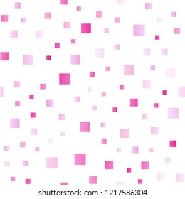 Light Pink vector seamless cover in polygonal style. Abstract gradient illustration with rectangles. Pattern for commercials.
