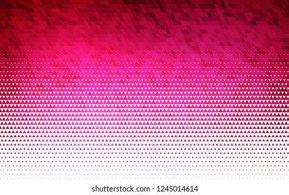 Light Pink vector seamless cover in polygonal style. Abstract gradient illustration with triangles. Trendy design for wallpaper, fabric makers.