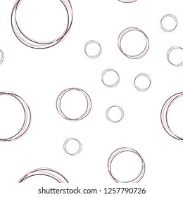 Light Pink vector seamless cover with spots. Blurred bubbles on abstract background with colorful gradient. Design for wallpaper, fabric makers.