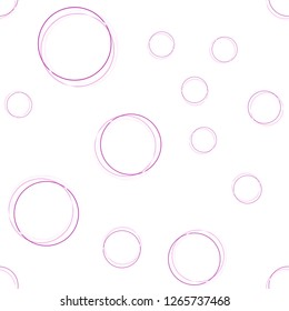 Light Pink vector seamless cover with spots. Blurred bubbles on abstract background with colorful gradient. Template for business cards, websites.