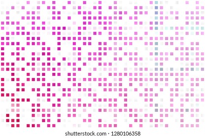 Light Pink vector seamless cover in polygonal style. Glitter abstract illustration with rectangular shapes. Design for textile, fabric, wallpapers.