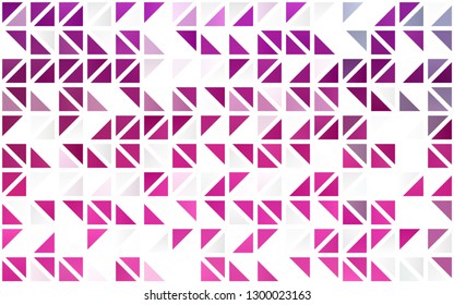 Light Pink vector seamless cover in polygonal style. Abstract gradient illustration with triangles. Pattern for design of window blinds, curtains.