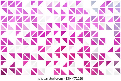 Light Pink vector seamless cover in polygonal style. Glitter abstract illustration with triangular shapes. Trendy design for wallpaper, fabric makers.