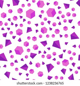 Light Pink vector seamless, isometric layout with rectangles, triangles. Abstract gradient illustration with triangles, cubes. Template for business cards, websites.