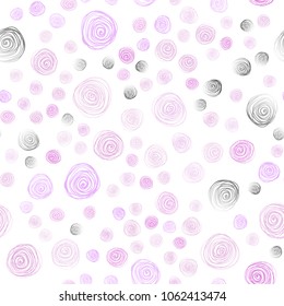 Light Pink vector seamless natural abstract background. Decorative illustration with doodles on abstract template. Elegant pattern for a brand book.