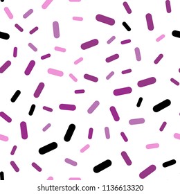 Light Pink vector seamless pattern with sharp lines. Decorative shining illustration with lines on abstract template. Best design for your ad, poster, banner.