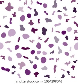 Light Pink vector seamless template with bubble shapes. Colorful abstract illustration with gradient lines. Textured wave pattern for backgrounds.
