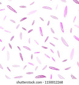 Light Pink vector seamless template with circles. Illustration with set of shining colorful abstract circles. Beautiful design for your business advert.