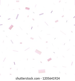 Light Pink vector seamless template with crystals, rectangles. Beautiful illustration with rectangles and squares. Pattern can be used for websites.