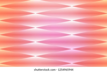 Light Pink vector seamless template with crystals, rectangles. Illustration with set of colorful rectangles. Trendy design for wallpaper, fabric makers.