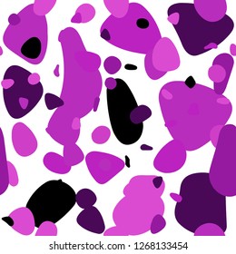 Light Pink vector seamless template with circles. Illustration with set of shining colorful abstract circles. Design for textile, fabric, wallpapers.