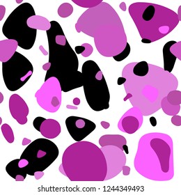 Light Pink vector seamless texture with disks. Beautiful colored illustration with blurred circles in nature style. Template for business cards, websites.