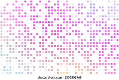 Light Pink vector seamless texture in rectangular style. Abstract gradient illustration with rectangles. Trendy design for wallpaper, fabric makers.