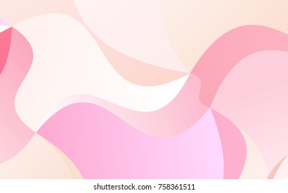 Light Pink vector shining cranked pattern. A completely new color illustration in a vague style. Brand-new design for your business.