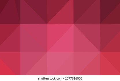 Light Pink vector shining triangular cover. Colorful illustration in abstract style with gradient. Brand-new style for your business design.