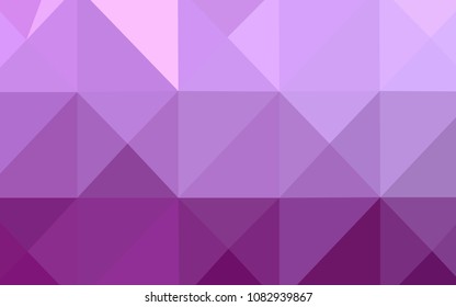 Light Pink vector shining triangular backdrop. Shining colored illustration in a new style. Brand-new style for your business design.