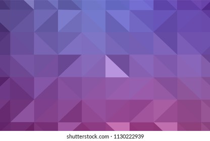 Light Pink vector shining triangular layout. Glitter abstract illustration with an elegant triangles. Template for cell phone's backgrounds.