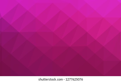 Light Pink vector shining triangular background. An elegant bright illustration with gradient. Completely new template for your business design.