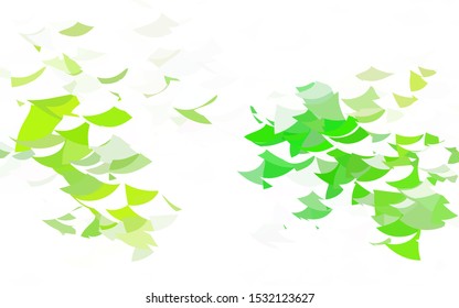 Light Pink vector shining triangular background. A sample with polygonal shapes. Textured pattern for your backgrounds.