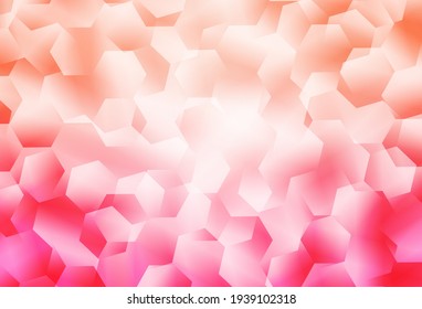 Light Pink vector shining triangular layout. Glitter abstract illustration with an elegant triangles. Polygonal design for your web site.