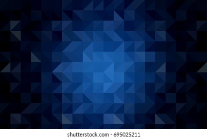 Light Pink vector shining triangular pattern. Creative geometric illustration in Origami style with gradient. The completely new template can be used for your brand book.