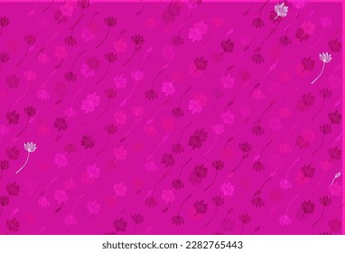 Light Pink vector sketch pattern. An elegant bright illustration with leaves in Natural style. The textured pattern for website.