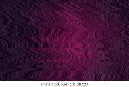 Light Pink vector template with abstract lines. A sample with blurred bubble shapes. New composition for your brand book.